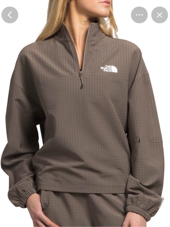 The North Face Jackets & Blazers - The North Face Tekware Grid Water Repellent Quarter Zip Pull Over